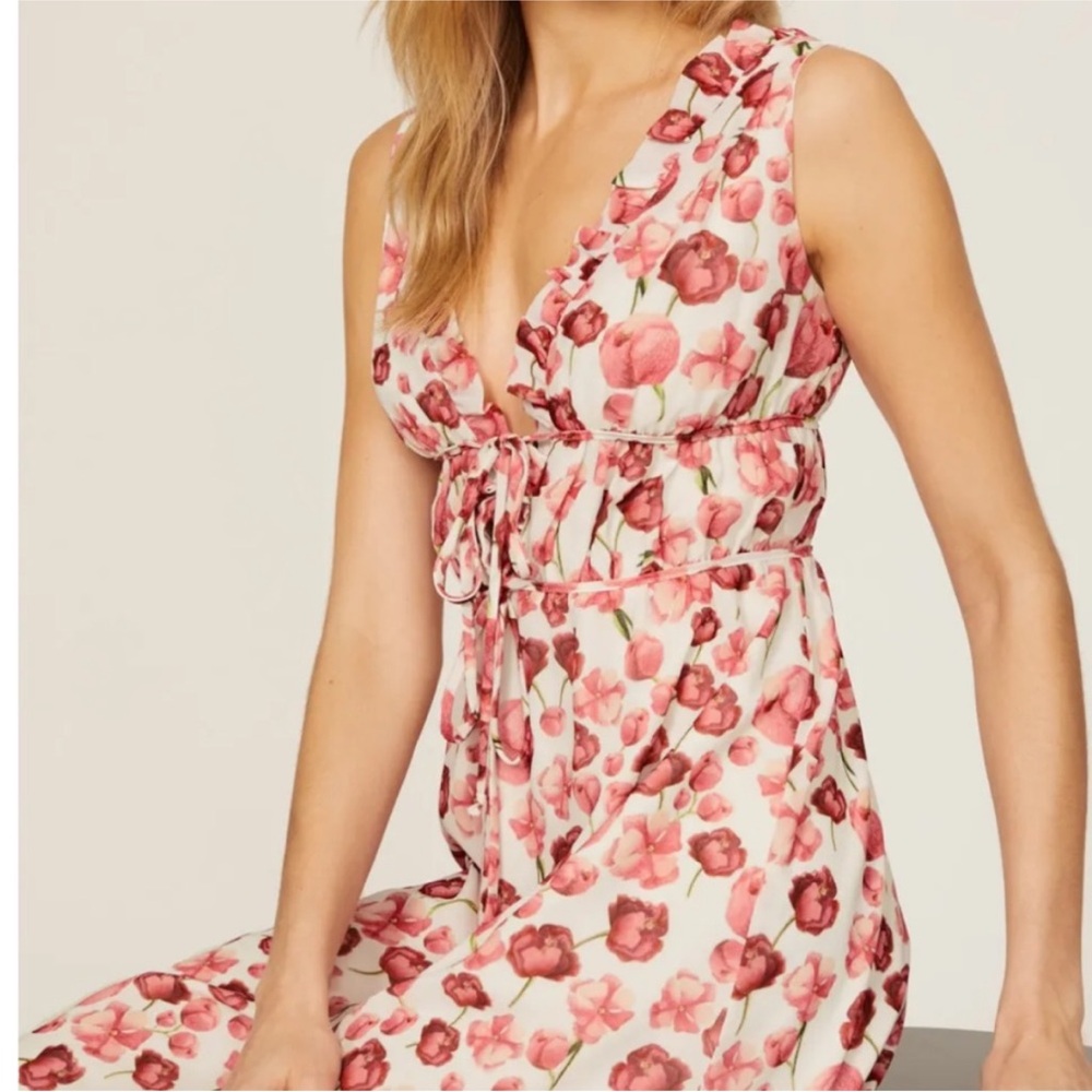 Samantha Sipos RTR Strawberry Floral Dress - XS